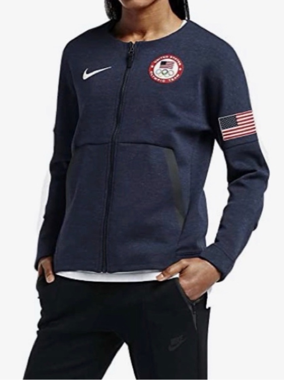 Nike Team USA 2016 Olympics Tech Fleece Jacket Size M